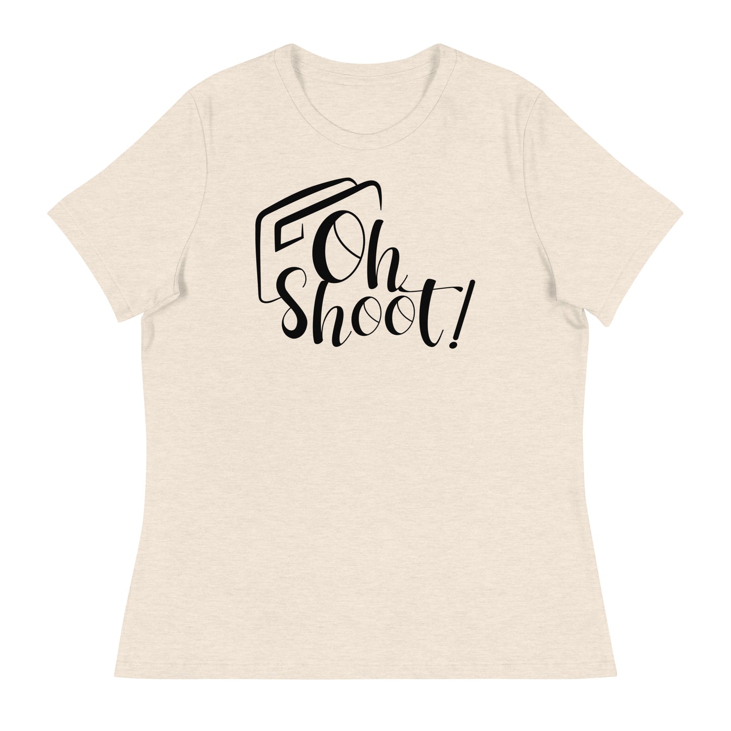 T-shirts Fille -Oh Shoot- Logo Noir