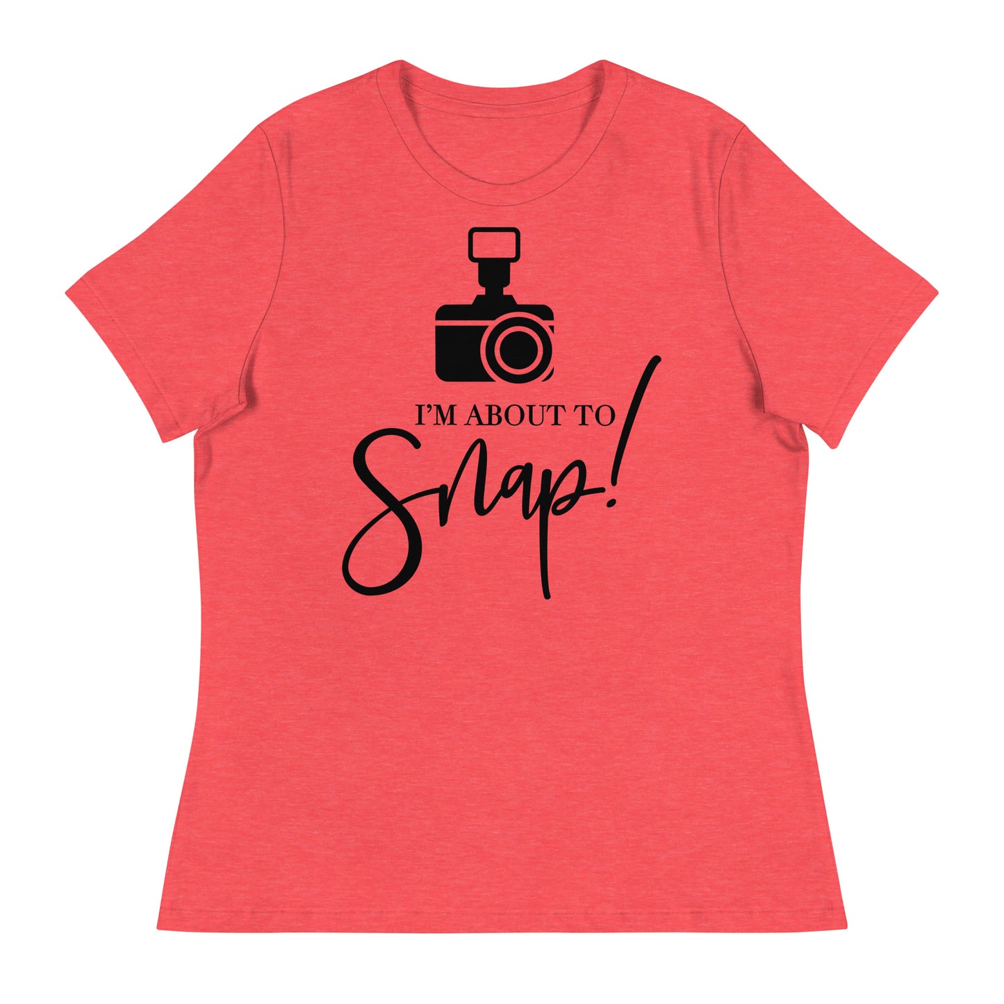 Girl Tees - I'm about to snap - Schwarzes Logo