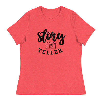 Girl Tees - Story Teller - Black Logo