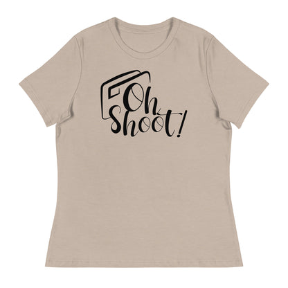 Mädchen-T-Shirts - Oh Shoot- Schwarzes Logo