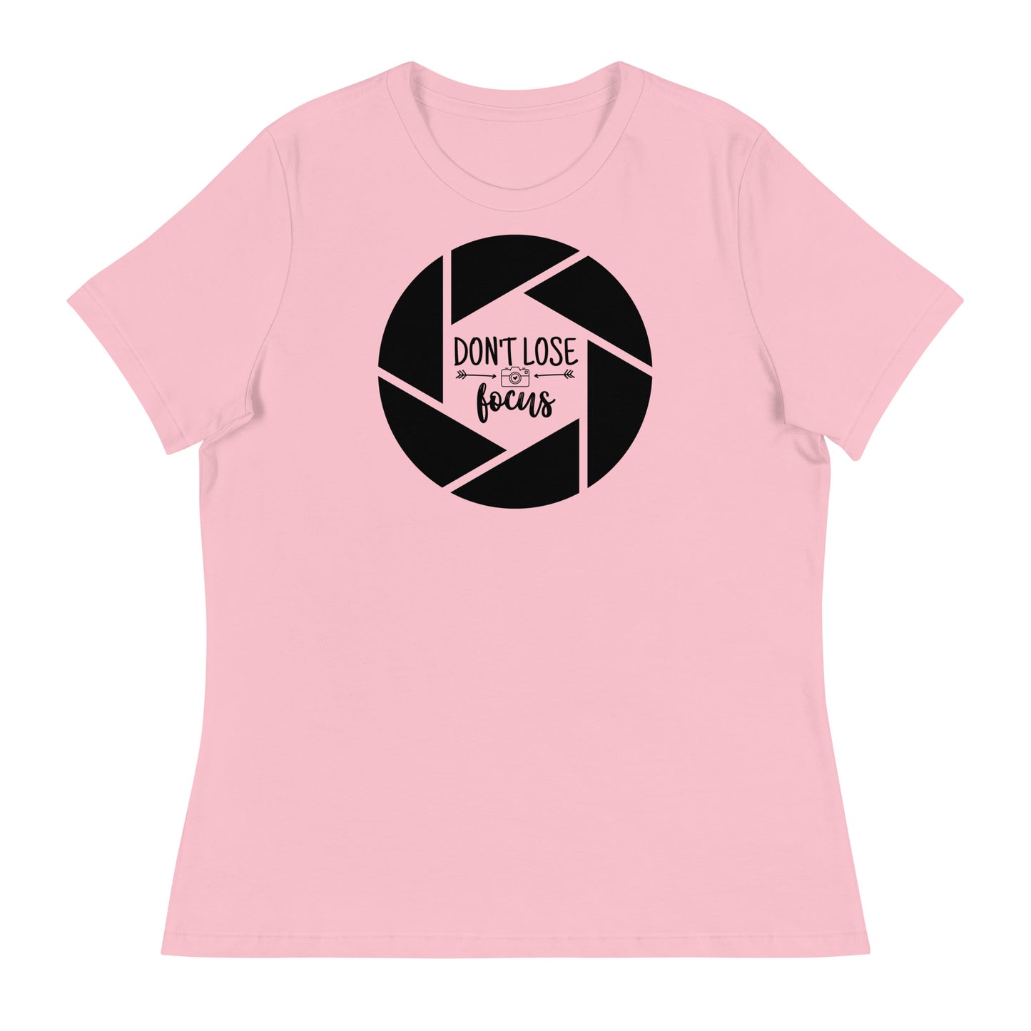 Magliette da ragazza - Non perdere la concentrazione - Logo nero