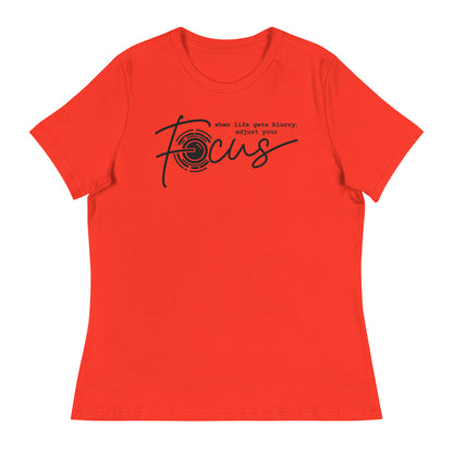 T-shirts Fille - Focus - Logo Noir