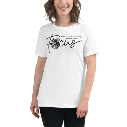 Camisetas para niña - Focus - Logotipo negro