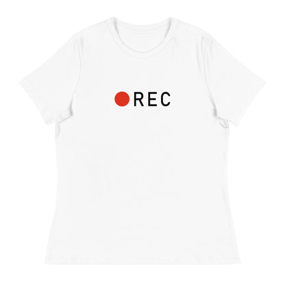 Mädchen-T-Shirts - Rec - schwarzes Logo