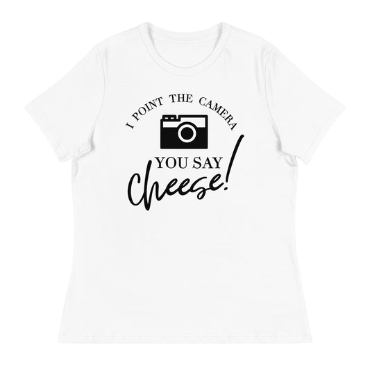 Camisetas de niña - Dices queso - Logotipo negro