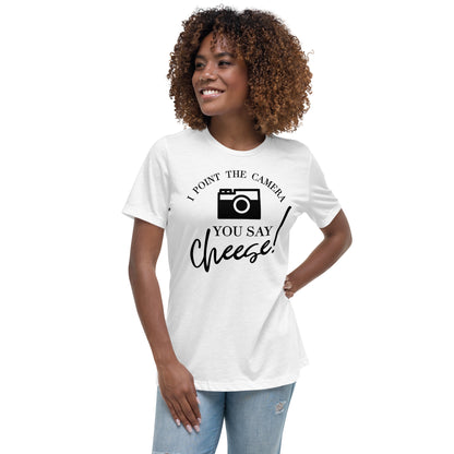 Mädchen-T-Shirts - Sie sagen Käse - schwarzes Logo