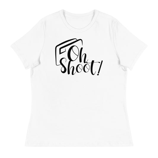 Magliette da ragazza -Oh Shoot- Logo nero